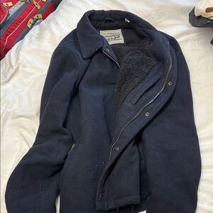 Levi's Dark Blue Sherpa Jacket